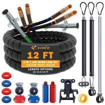 Kit de Linhas Aéreas XaxMtee para Caminhões - 12 Pés com Mola Tensora Kit de Linhas Aéreas XaxMtee para Caminhões - 12 Pés com Mola Tensora