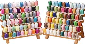 Kit de linhas para bordado Simthread 120 cores 550 jardas 40 wt Kit de linhas para bordado Simthread 120 cores 550 jardas 40 wt