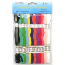 Kit de Linhas para Bordar - 12 Cores Kit de Linhas para Bordar - 12 Cores