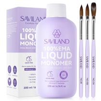 Kit de líquido acrílico para unhas SAVILAND Advanced EMA 200mL com pincéis Kit de líquido acrílico para unhas SAVILAND Advanced EMA 200mL com pincéis