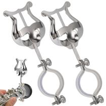 Kit de Lira para Clarinete KITANIS 2 Unidades Prata Presilha para Partitura 15,3 cm