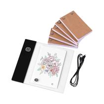 Kit De Livro Iluminado LED Com Mini Tablet De Desenho, 300 Folhas, Design Com Furos E Parafusos De Kit De Livro Iluminado LED Com Mini Tablet De Desenho, 300 Folhas, Design Com Furos E Parafusos De