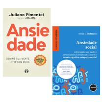Kit de livros ansiedade "a doença do século" - 2 vol: ansiedade + ansiedade social