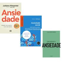 Kit de livros ansiedade "a doença do século" - 3 vol