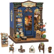 Kit de livros de casa de bonecas em miniatura DIY Cutefun Journey Trace