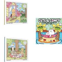 Kit de Livros de Colorir: Do dia para a noite + Dias quentes oficial Bobbie Goods + Cute & Comfy Coloring Book