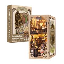 Kit de livros DIY Decoração de estante de livros Fsolis com casa de bonecas de LED