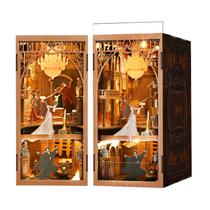 Kit de livros DIY em miniatura Dollhouse Book Nook Phantom Opera