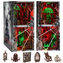 Kit de livros DIY em miniatura Dollhouse fifijoy Haunted Horror