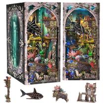 Kit de livros DIY em miniatura Dollhouse fifijoy Lost City Atlantis