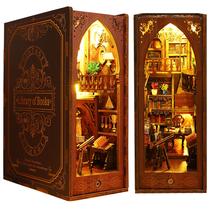 Kit de livros DIY ISSEVE Magic Book House Biblioteca de livros