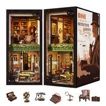 Kit de livros DIY Miniature House Dollhouse CUTEBEE