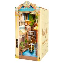 Kit de livros DIY Rowood Book Nook com capa de poeira Romantic Venice