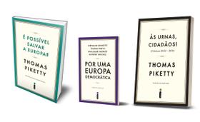 Kit de Livros É possível salvar a Europa & Por uma Europa democrática & Às Urnas Cidadãos Thomas Piketty Capa Comum
