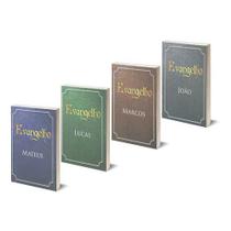 Kit de livros evangelho lucas,marcos,matheus e joão 4 volumes - de bolso - EDITORA