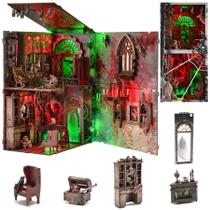 Kit de livros fifijoy Haunted House Halloween Haunted Mansion Kit de livros fifijoy Haunted House Halloween Haunted Mansion