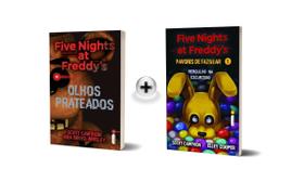 Kit de Livros Five Nights at Freddys Olhos Prateados Vol. 1 e Mergulho na Escuridão Vol. 1 Pavores de Fazbear FNaF em Português Capa Comum