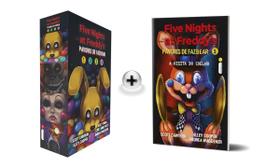 Kit de Livros FNAF Box Pavores de Fazbear, Five Nights at Freddys, 4 Volumes e A Visita do Coelho, Vol. 5, Scott Cawthon, em Português Capa Comum