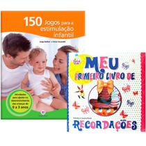 Kit de livros Infantis: 150 jogos para a estimulação infantil + Olha eu aqui / Meu primeiro ano- Crianças/bebês 0+ anos Kit de livros Infantis: 150 jogos para a estimulação infantil + Olha eu aqui / Meu primeiro ano- Crianças/bebês 0+ anos