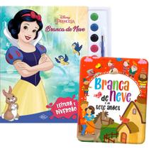 Kit de livros infantis: Aquarela Branca de Neve + Livro de Histórias - Crianças 4+ Anos