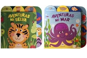 Kit de livros Infantis: Aventuras na Selva + Aventuras no Mar Editora: Ciranda Cultural Crianças 3+ Anos