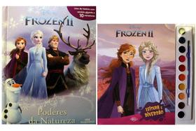 Kit de livros infantis: coleção disney aquarela frozen 2 + Frozen 2 poderes da natureza- Crianças 4+ Anos Kit de livros infantis: coleção disney aquarela frozen 2 + Frozen 2 poderes da natureza- Crianças 4+ Anos