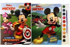 Kit de livros infantis: coleção disney aquarela mickey + diversão com adesivos mickey- Crianças 4+ Anos Kit de livros infantis: coleção disney aquarela mickey + diversão com adesivos mickey- Crianças 4+ Anos