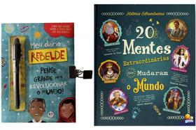 Kit de livros infantis: meu diário rebelde + Historias extraordinárias- Crianças 6+ Anos