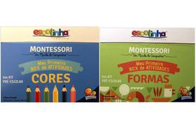 Kit de livros infantis: meu primeiro box de atividades cores + Meu primeiro box de atividades formas- Crianças 3+ Anos Kit de livros infantis: meu primeiro box de atividades cores + Meu primeiro box de atividades formas- Crianças 3+ Anos