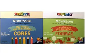 Kit de livros infantis: meu primeiro box de atividades cores + Meu primeiro box de atividades formas- Crianças 3+ Anos Kit de livros infantis: meu primeiro box de atividades cores + Meu primeiro box de atividades formas- Crianças 3+ Anos