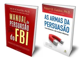 Kit de Livros: Manual de Persuasão do FBI & As Armas da Persuasão Capa Comum