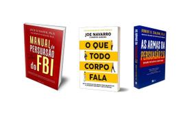 Kit de Livros Manual de Persuasão do FBI, O Que Todo Corpo Fala e As Armas da Persuasão 2.0 Edição Revista e Ampliada Psicologia Capa Comum Kit de Livros Manual de Persuasão do FBI, O Que Todo Corpo Fala e As Armas da Persuasão 2.0 Edição Revista e Ampliada Psicologia Capa Comum