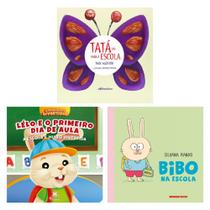 Kit de livros na escolinha - 3 vol: tatá vai para a escola + a escola é muito divertida + bibo na escola