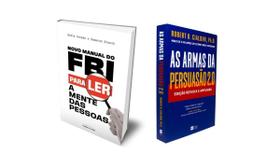 Kit de Livros: Novo Manual do FBI & Armas da Persuasão 2.0 Edição Revista e Ampliada Capa Comum