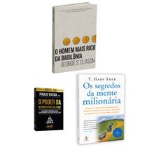 Kit de Livros, O Homem Mais Rico da Babilônia + Os Segredos Da Mente Milionária + O Poder Da Autorresponsabilidade