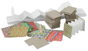 Kit de Livros Sanfonados Mini Cover-It, 6 x 3,8 cm, pacote com 72 Kit de Livros Sanfonados Mini Cover-It, 6 x 3,8 cm, pacote com 72