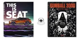 Kit de Livros This Is Seat e Gumball 3000 20 Years On The Road coleção Espetacular Automobilismo e Rallys em Inglês Fotografia Capa Dura
