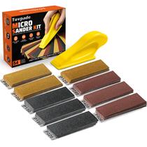 Kit de Lixadeira Micro Tovpade 9 Grãos Bloco 3 em 1 9 x 3 cm