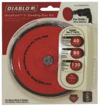 Kit de lixamento StickFast Diablo Disc 5 Coarse 120 Grit Kit de lixamento StickFast Diablo Disc 5 Coarse 120 Grit