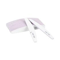 Kit De Lixas De Unha Meia-Lua Profissionais 100/180 Grit, 1/2/5/10/25/50 Peças, Lixa De Papel De