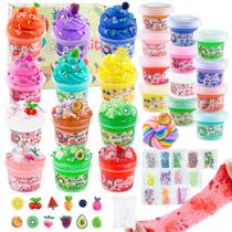 Kit de lodo Okaybee Big 960 ml, pacote com 12 pingentes e geleia de lodo
