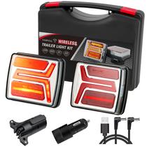 Kit de luces inalámbricas para remolque UNIFULL con LED magnético recargable por USB Kit de luces inalámbricas para remolque UNIFULL con LED magnético recargable por USB