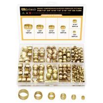 Kit de luvas de compressão Siptenk 228PCS para tubo Kit de luvas de compressão Siptenk 228PCS para tubo