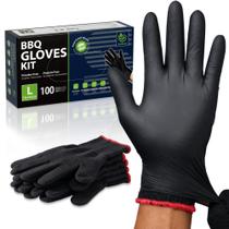 Kit de Luvas para Churrasco SWIFTLITE 6 de Algodão + 100 de Nitrila Kit de Luvas para Churrasco SWIFTLITE 6 de Algodão + 100 de Nitrila