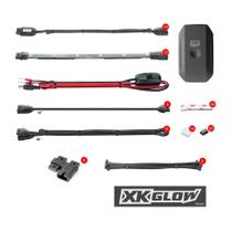 Kit de Luz de Realce LED para Moto XKGLOW XKchrome 14 Pods 12 Tiras Kit de Luz de Realce LED para Moto XKGLOW XKchrome 14 Pods 12 Tiras