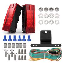 Kit de luz de reboque CZC AUTO 12V LED submersível de baixo perfil