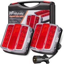 Kit de luz de reboque de reboque Hifybaty Magnetic LED, cabo de 24 pés