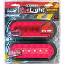 Kit de Luz de Reboque Optronics 15 cm Vermelho 22 LED à Prova d'Água Kit de Luz de Reboque Optronics 15 cm Vermelho 22 LED à Prova d'Água