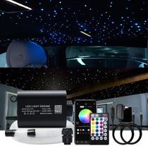 Kit de luz de teto Star para luzes de fibra óptica AKEPO 16W RGBW