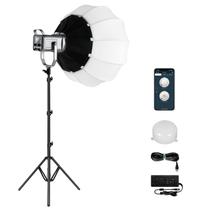 Kit de luz de vídeo GVM 150W 2700K-7500K com Softbox e suporte Kit de luz de vídeo GVM 150W 2700K-7500K com Softbox e suporte